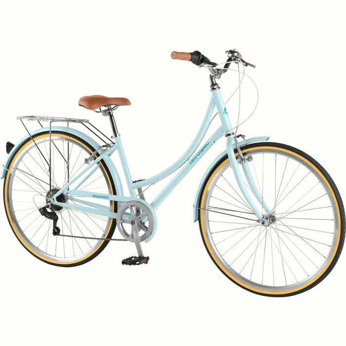 Retrospec Beaumont 7-Speed Step-Thru City Bike - Larimar 2025