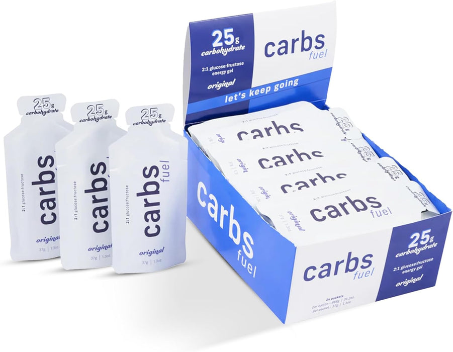 CARBS FUEL Original 25g Energy Gel - 25g Carbs Per Gel