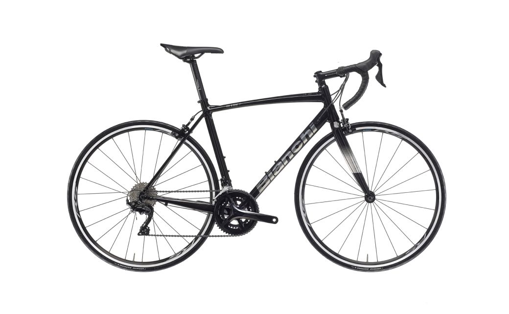 Bianchi Via Nirone 7 Shimano 105 11 Speed - Black / Shiny Titanium