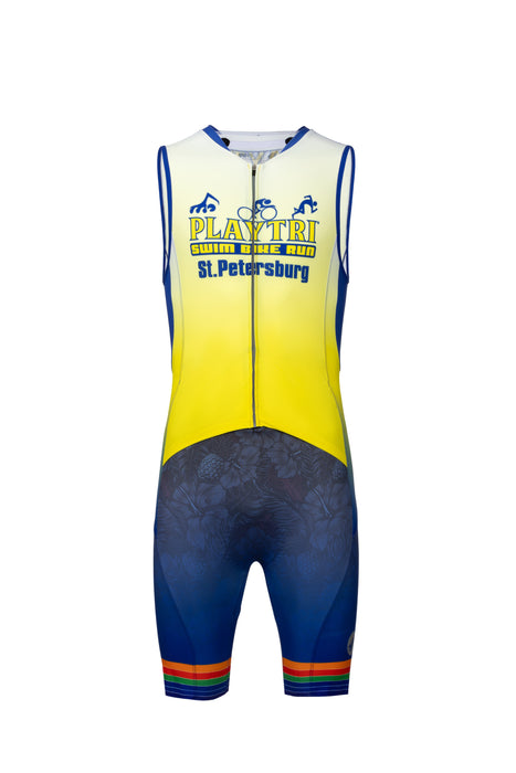 Playtri St Petersburg Men's Sleeveless Elite Race Suit