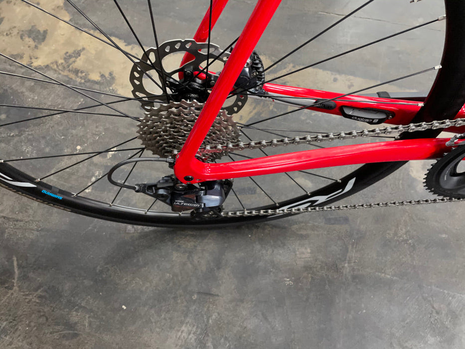 Trek Domane SLR8 Segafredo Team Issue Shimano Ultegra 11 Speed - Red 2018 USED