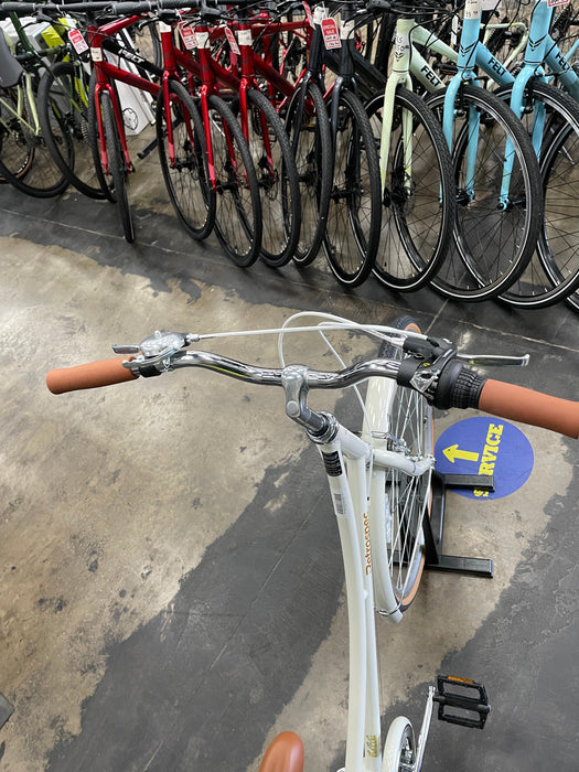 Retrospec Beaumont 7-Speed Step-Thru City Bike - Eggshell