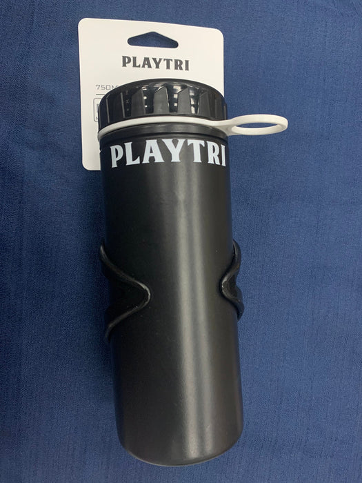 Playtri 750 ML Bicycle Tool Bottle with Cage
