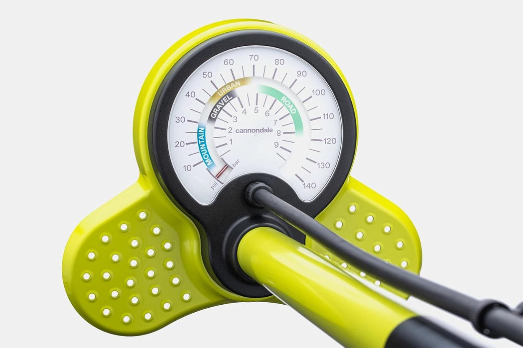Cannondale Essential Bicycle Floor Pump Yellow