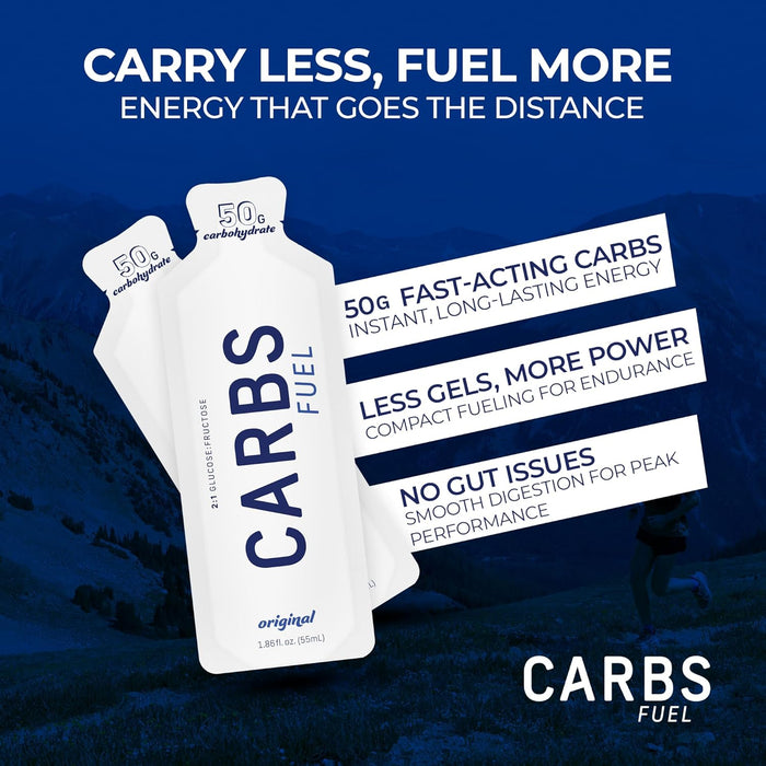 CARBS fuel original 50g Energy Gel - 50g Carbs Per Gel