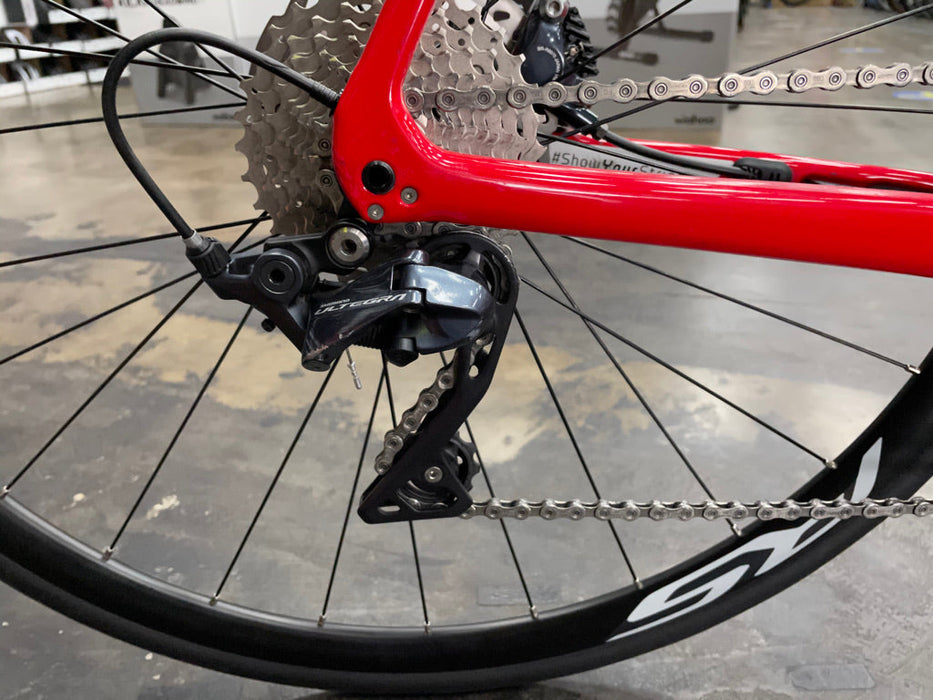 Trek Domane SLR8 Segafredo Team Issue Shimano Ultegra 11 Speed - Red 2018 USED