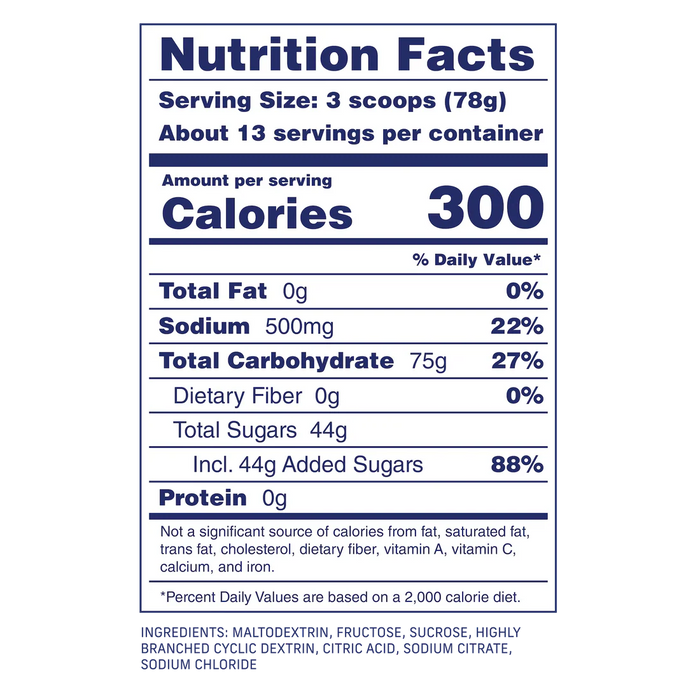 Carbs Fuel Original 1,000g Sport Drink Mix