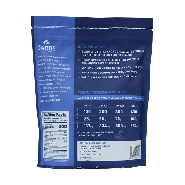 Carbs Fuel Original 1,000g Sport Drink Mix