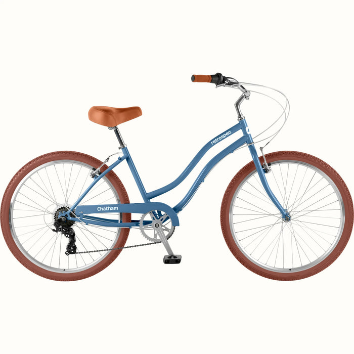 Chatham Beach Cruiser Bike - Step Through 7 Speed