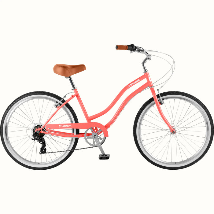 Chatham Beach Cruiser Bike - Step Through 7 Speed
