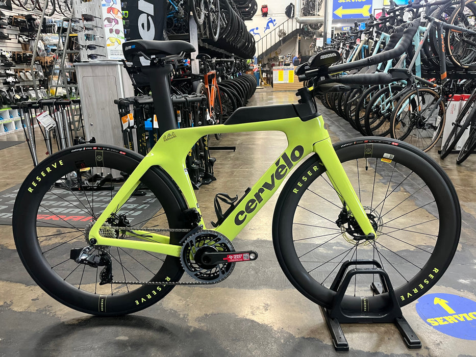 Cervelo P-Series SRAM Red eTap AXS w/Reserve Wheels 52|63 - Paris Green