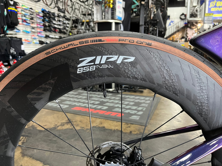 Felt IA FRD 2.0 SRAM Red eTap AXS 1X Powermeter Zipp 858/454 NSW - Nightshift