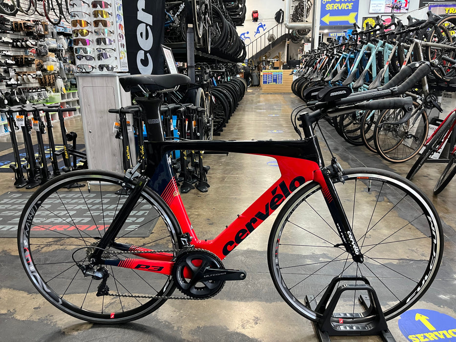 Cervelo P3 Shimano Ultegra 11-Speed - Red/Black/Blue