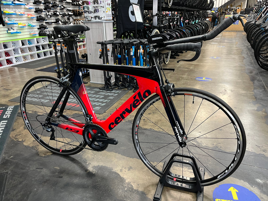 Cervelo P3 Shimano Ultegra 11-Speed - Red/Black/Blue