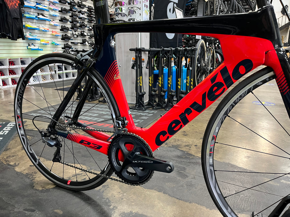 Cervelo P3 Shimano Ultegra 11-Speed - Red/Black/Blue
