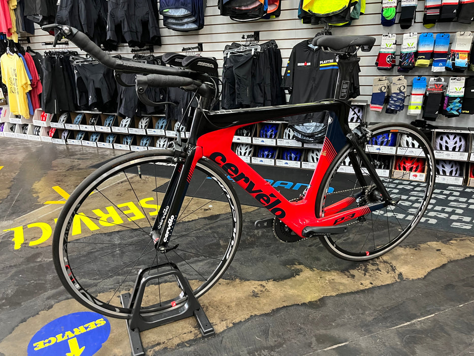 Cervelo P3 Shimano Ultegra 11-Speed - Red/Black/Blue