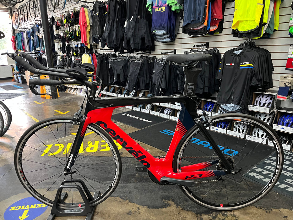 Cervelo P3 Shimano Ultegra 11-Speed - Red/Black/Blue