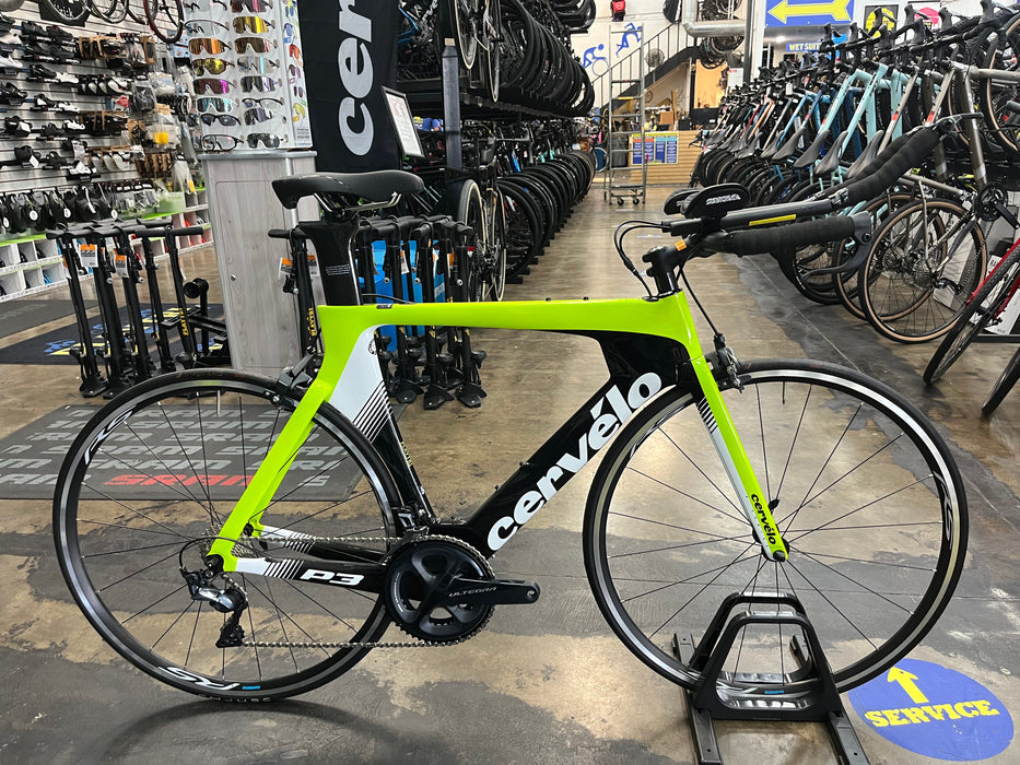 Cervelo P3 Shimano Ultegra 11-Speed - Fluoro/White/Black