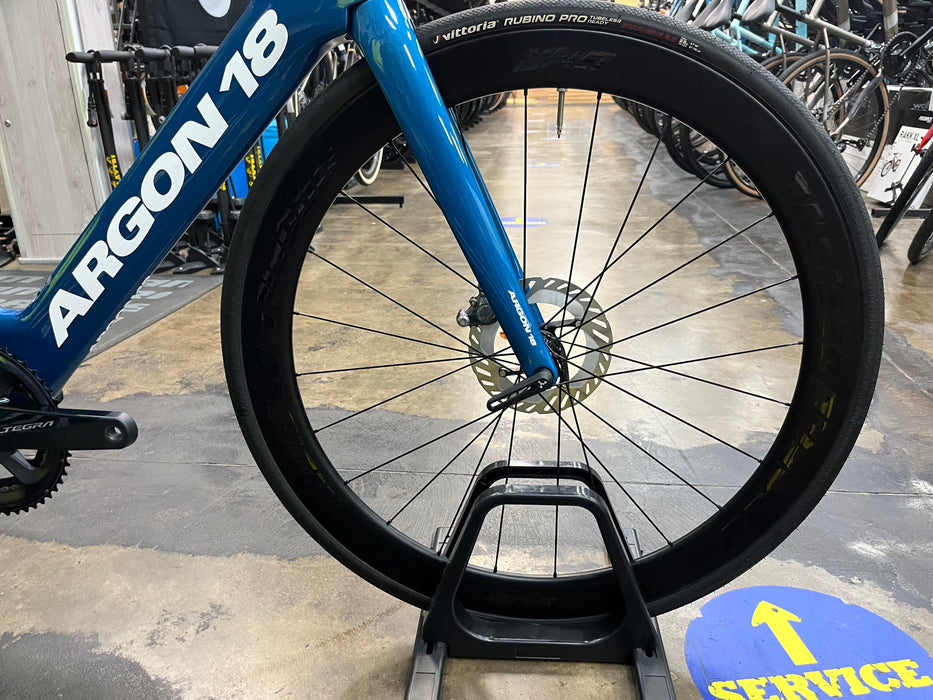 Argon 18 E-117 Disc Shimano Ultegra Di2 11 Speed w/ Profile Design GMR 50 Wheels - Blue