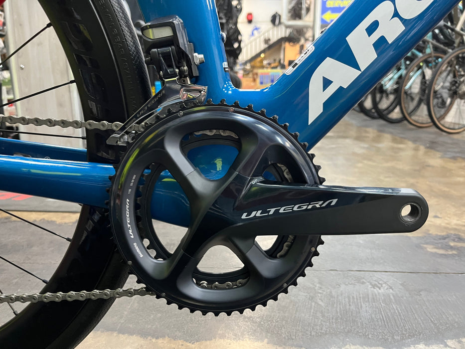 Argon 18 E-117 Disc Shimano Ultegra Di2 11 Speed w/ Profile Design GMR 50 Wheels - Blue