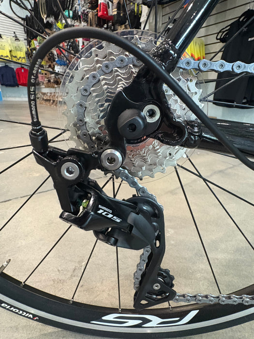 Bianchi Via Nirone 7 Shimano 105 11 Speed - Black / Shiny Titanium