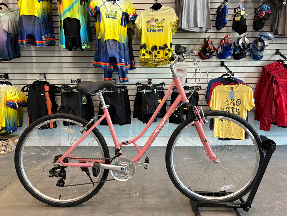 Retrospec Barron Plus Comfort Hybrid Bike - Step Through 21 Speed