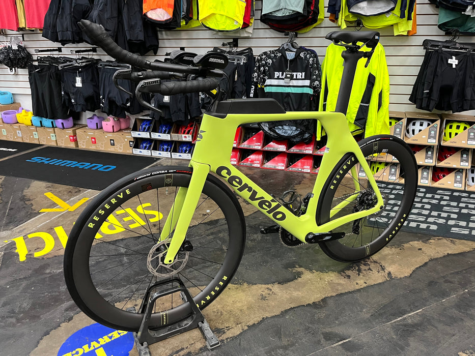 Cervelo P-Series SRAM Rival eTap AXS w/Reserve Wheels 52|63 - Paris Green