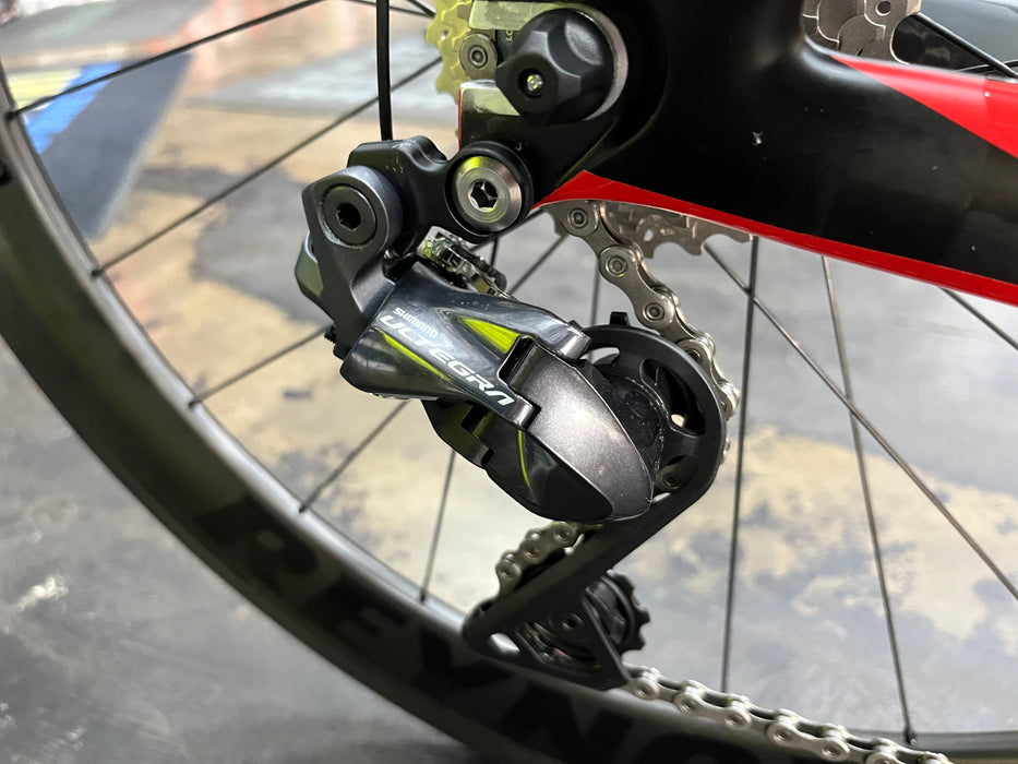 Felt IA FRD LTD Ultegra Di2 11sp Reynolds AR58 Satin Carbon Gloss Red/Gloss Black NEW