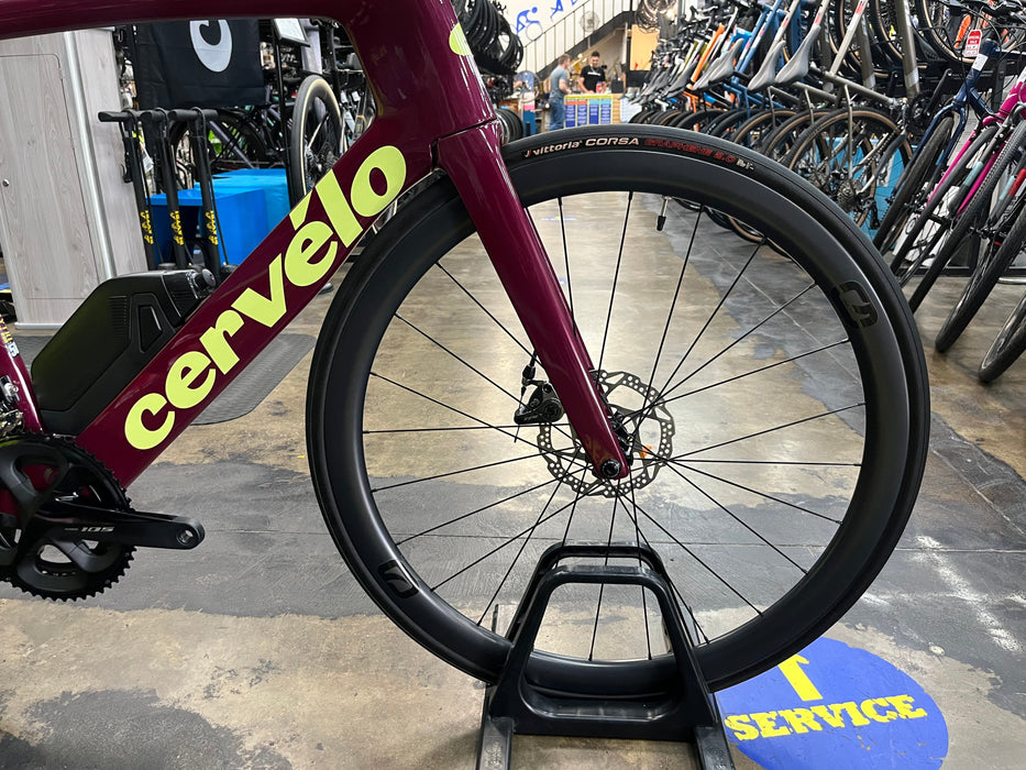 Cervelo P Series Shimano 105 11 Speed w/ Most Ultrafast 40 Carbon Wheels
