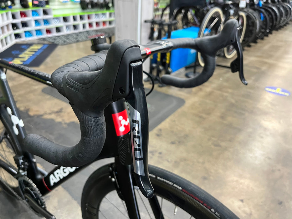 Argon 18 Nitrogen Pro Rim SRAM Red AXS - Reynolds AR58 Wheelset - Black DEMO