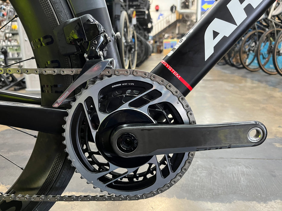 Argon 18 Nitrogen Pro Rim SRAM Red AXS - Reynolds AR58 Wheelset - Black DEMO