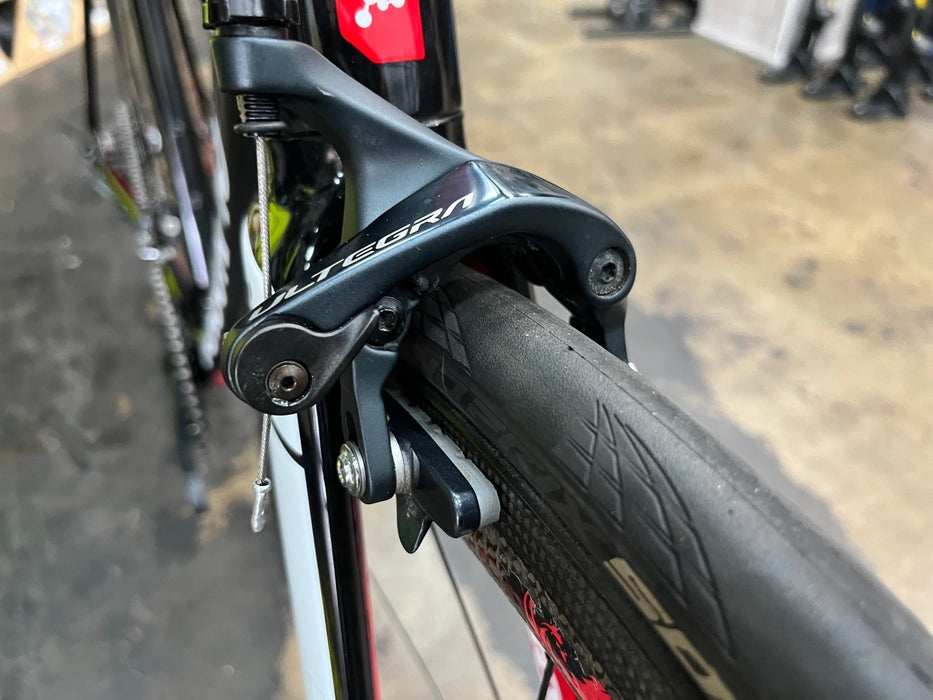 Argon 18 Gallium Pro Rim Shimano Ultegra 11 Speed w/ZIPP 303 Firecrest - Black/Speed White 2019 DEMO