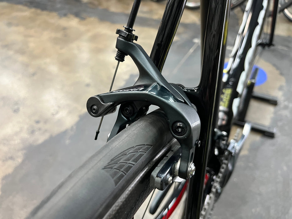 Argon 18 Gallium Pro Rim Shimano Ultegra 11 Speed w/ZIPP 303 Firecrest - Black/Speed White 2019 DEMO