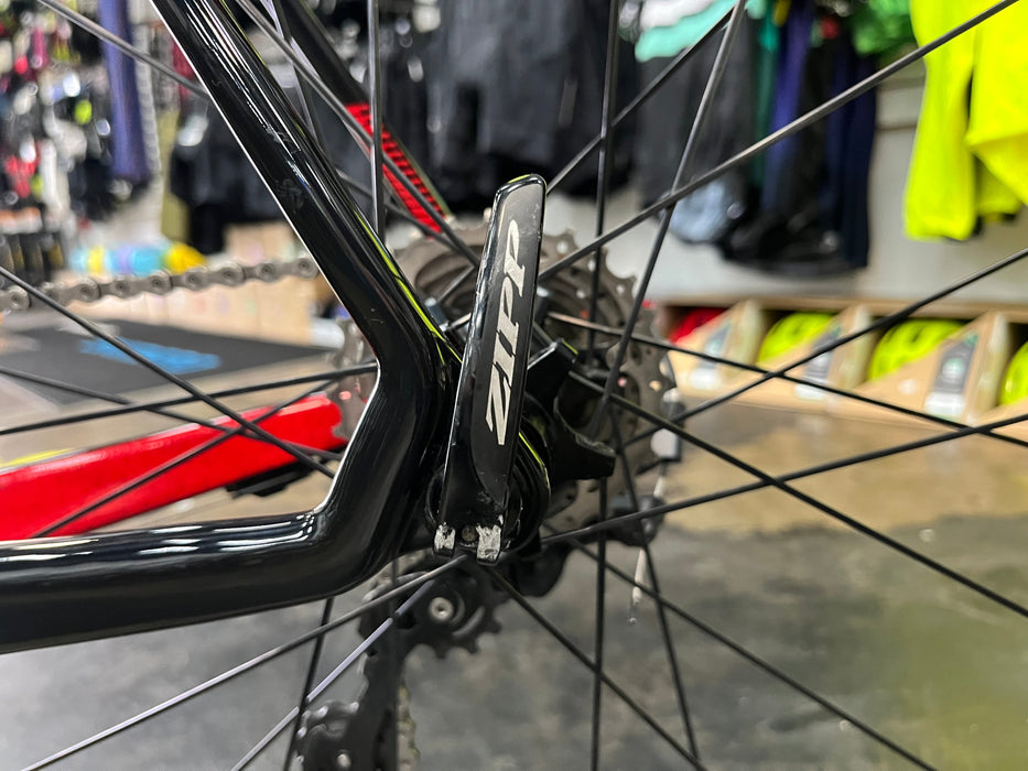 Argon 18 Gallium Pro Rim Shimano Ultegra 11 Speed w/ZIPP 303 Firecrest - Black/Speed White 2019 DEMO