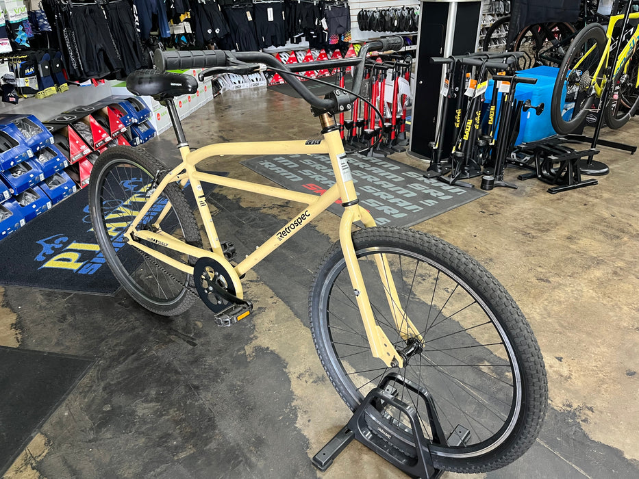 Retrospec Sully Klunker-Style Single-Speed Bike - Desert Sand DEMO