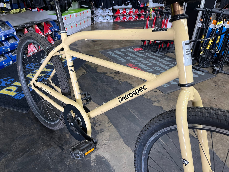 Retrospec Sully Klunker-Style Single-Speed Bike - Desert Sand DEMO