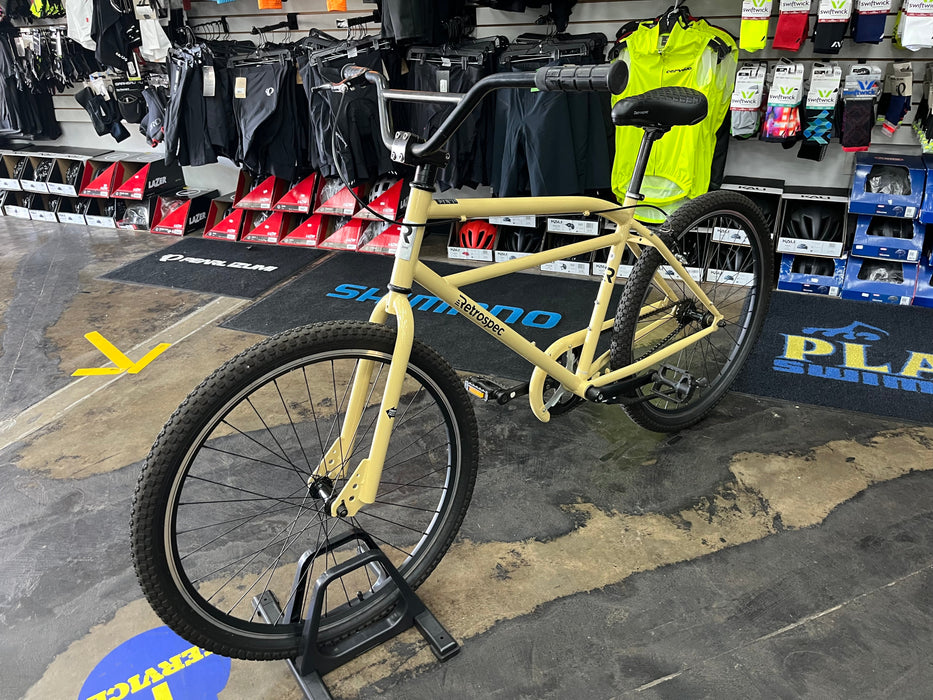 Retrospec Sully Klunker-Style Single-Speed Bike - Desert Sand DEMO