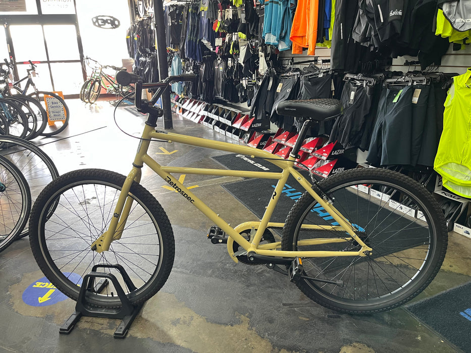 Retrospec Sully Klunker-Style Single-Speed Bike - Desert Sand DEMO
