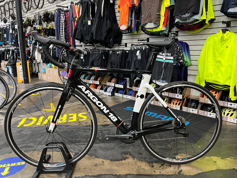 Argon 18 Nitrogen Rim Shimano Ultegra Di2 11 Speed - Black/White DEMO