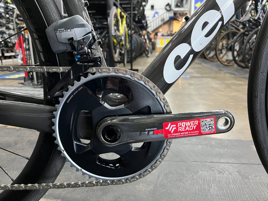 Cervelo R5 Limited Edition Paris Green SRAM Force eTap AXS D1 w/Profile Design GMR 38 Wheels