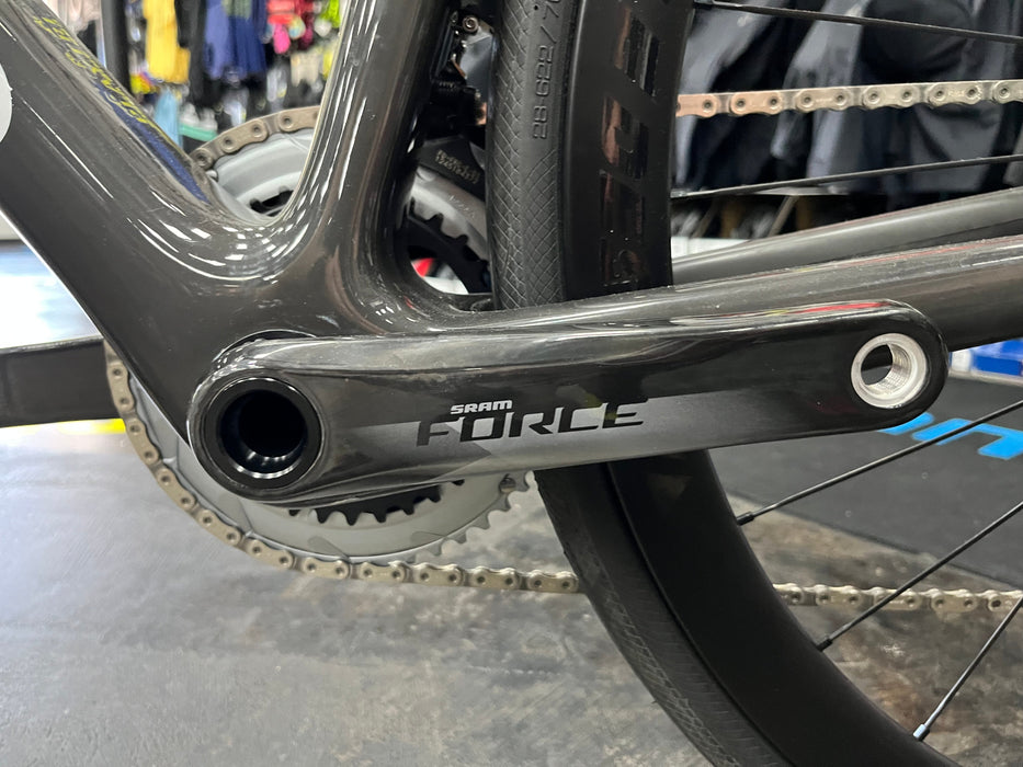 Cervelo R5 Limited Edition Paris Green SRAM Force eTap AXS D1 w/Profile Design GMR 38 Wheels