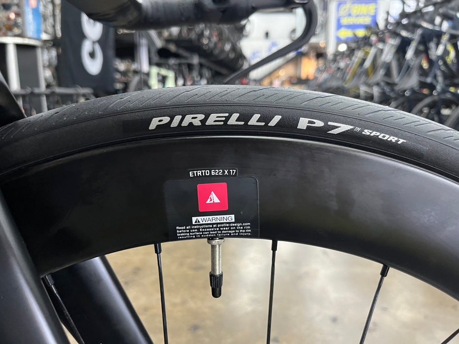 Fuji Norcom Straight 2.1 SRAM Rival eTap AXS w/Profile Design 58 TwentyFour Wheels