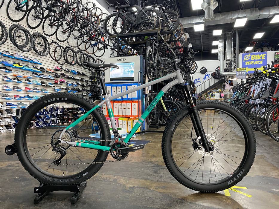 Breezer Bikes Lightning Pro 27+ SLX 11 Speed - Gray/Turquoise