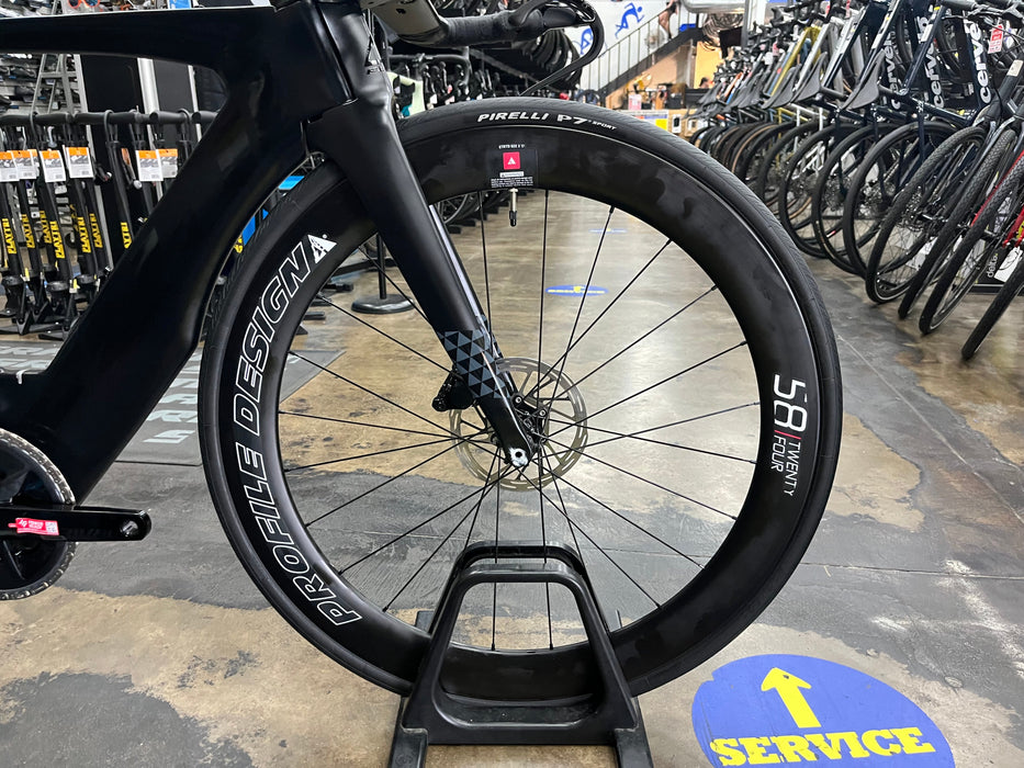 Fuji Norcom Straight 2.1 SRAM Rival eTap AXS w/Profile Design 58 TwentyFour Wheels