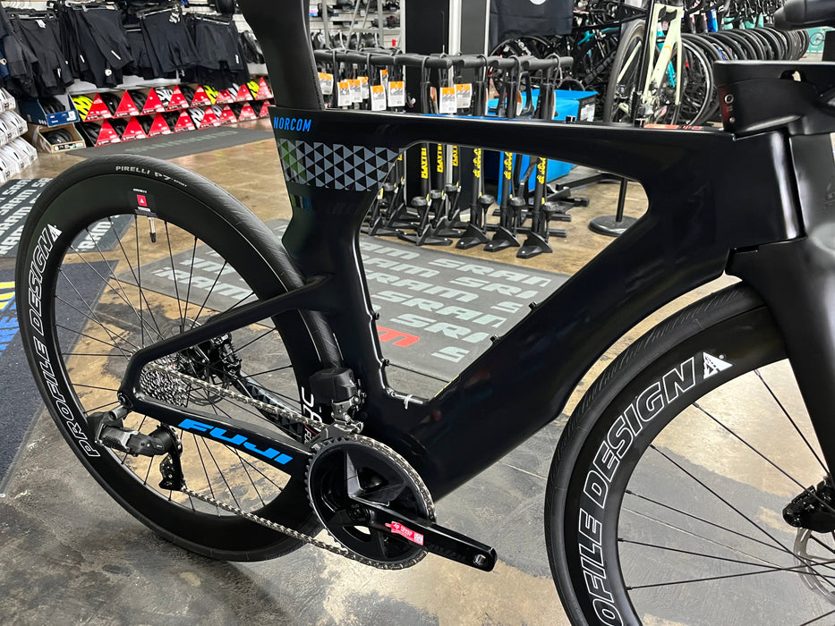 Fuji Norcom Straight 2.1 SRAM Rival eTap AXS w/Profile Design 58 TwentyFour Wheels