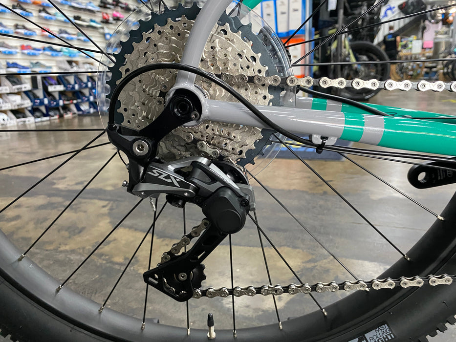 Breezer Bikes Lightning Pro 27+ SLX 11 Speed - Gray/Turquoise