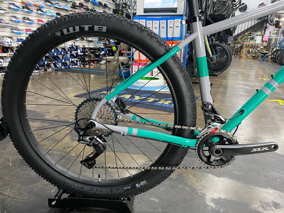 Breezer Bikes Lightning Pro 27+ SLX 11 Speed - Gray/Turquoise