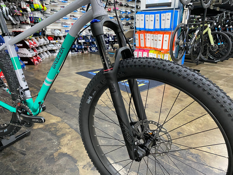 Breezer Bikes Lightning Pro 27+ SLX 11 Speed - Gray/Turquoise