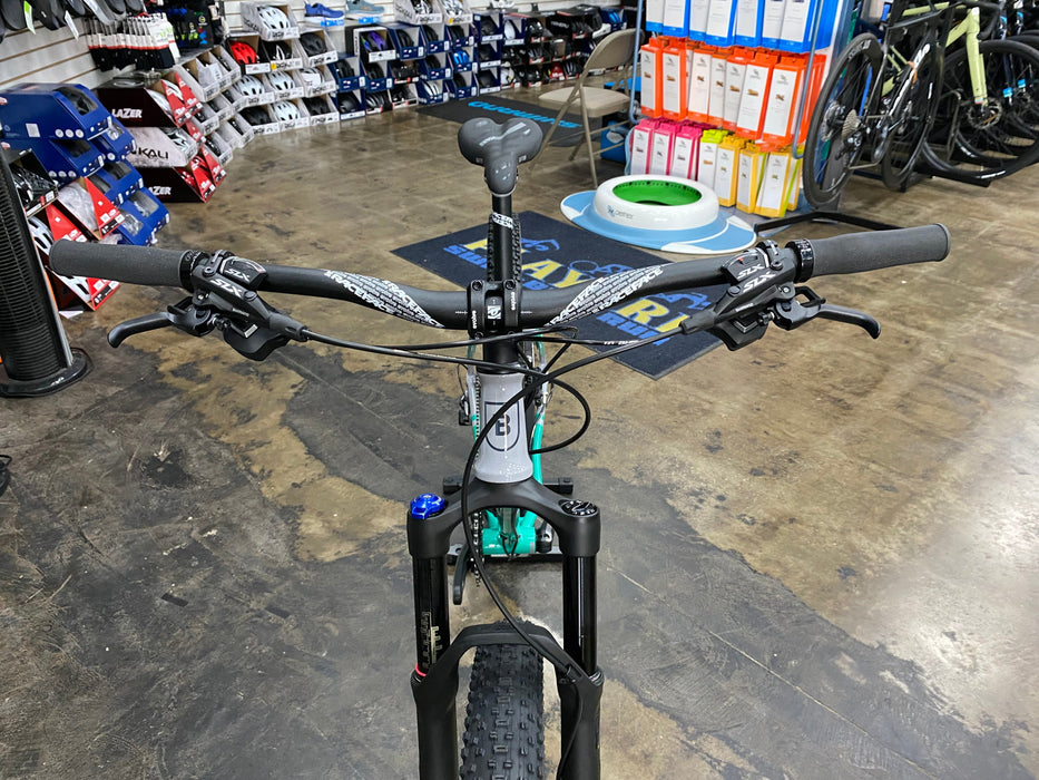 Breezer Bikes Lightning Pro 27+ SLX 11 Speed - Gray/Turquoise