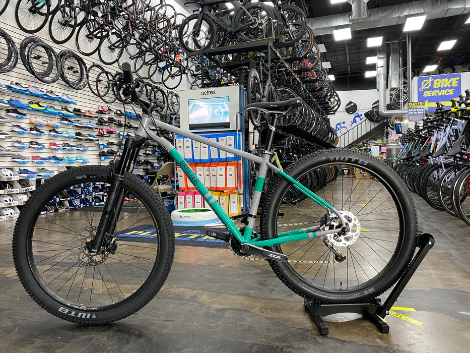 Breezer Bikes Lightning Pro 27+ SLX 11 Speed - Gray/Turquoise
